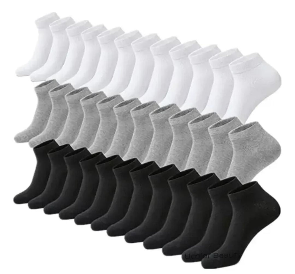 40 pares de calcetines, tinos lisos de hombre-1pz o mayoreo