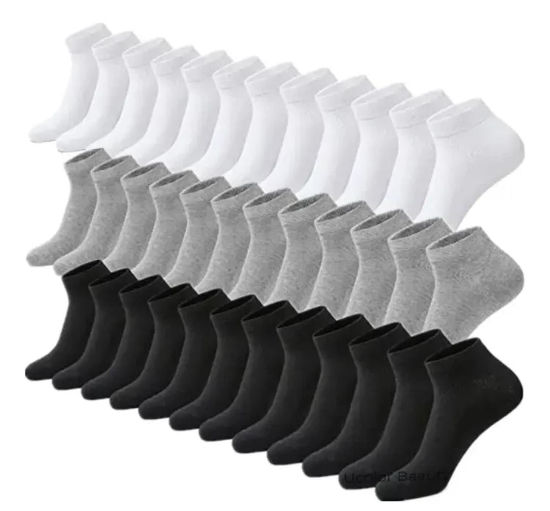 40 pares de calcetines, tinos lisos de hombre-1pz o mayoreo