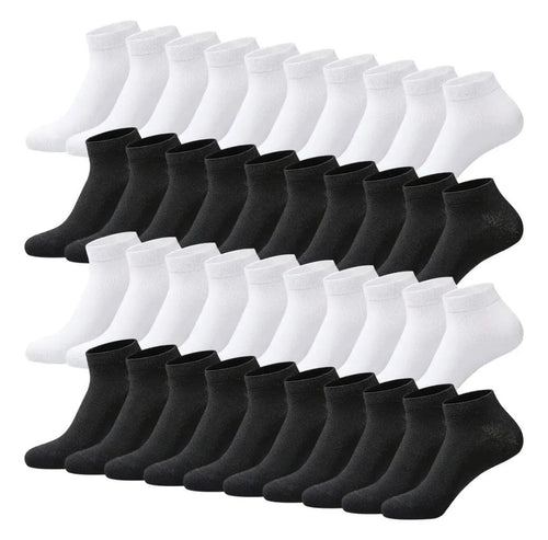 40 pares de calcetines, tinos lisos de hombre-1pz o mayoreo