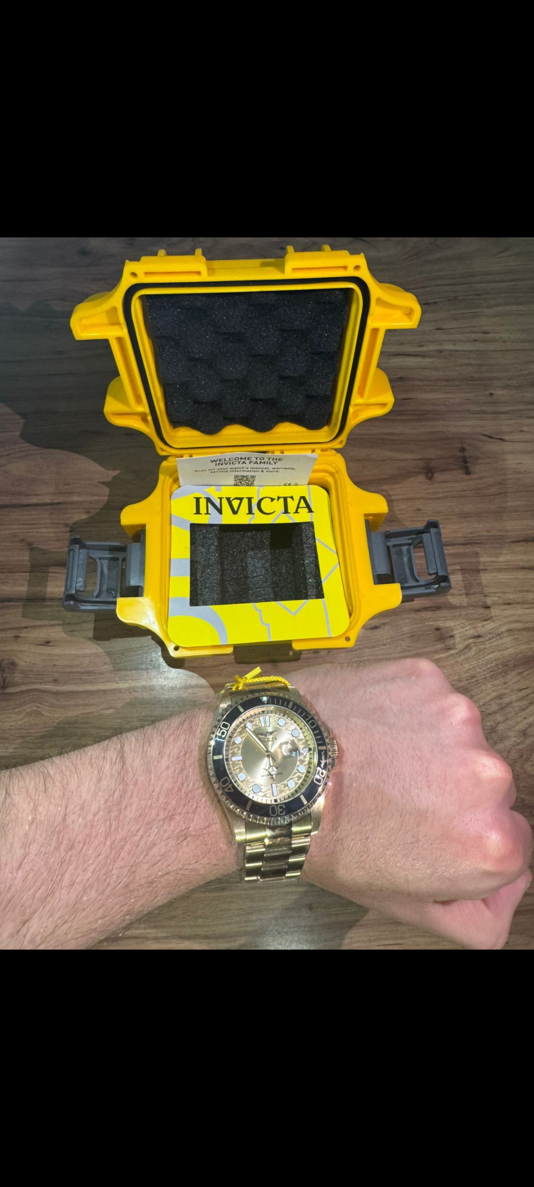 INVICTA 30025 DORADO HOMBRES